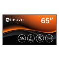 AG Neovo Videowall 65i UHD 3840 x 2160 1.000 cd/m2 5ms (GTG) 178/178 DP/HDMI2.02x DP-out RS232/RJ45/USB/SDM-S slot PiP/PbP small Bezel 7. 9mm/8.9mm
