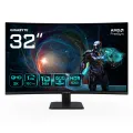 Gigabyte GS32QCA 31.5inch VA QHD 1500R 180Hz 250cd/m2 1ms 2xHDMI DP Earphone Jack