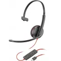 Hewlett Packard Poly Blackwire 3210 Monaural USB-C Headset