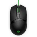 Hewlett Packard 300 Pavillion Gaming Green Cable Mouse