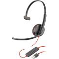 Hewlett Packard Poly Blackwire 3210 Monaural USB-A Headset Bulk