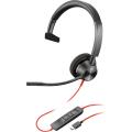 Hewlett Packard Poly Blackwire 3310 Microsoft Teams Certified USB-C Headset TAA