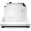 Hewlett Packard LaserJet 550-Sheet Tray + 2000-Sheet High Capacity Tray + Support