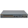 Hewlett Packard Enterprise Aruba 7010 12x10/100/1000BASE-T PoE/PoE+ (150W) 4x10/100/1000BASE-T 2x1G BASE-XSFP ports Supports up to 32AP and 2K clients. Integrated AC power supply.
