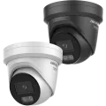 Hikvision Digital Technology 8 MP Smart Hybrid Light with ColorVu Fixed 2.8mm Turret Network Camera, Black