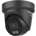 Hikvision Digital Technology 4 MP Smart Hybrid Light with ColorVu Fixed 2.8mm Turret Network Camera, Black