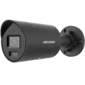 Hikvision Digital Technology 4MP AcuSense Strobe Light and Audible Warning Fixed 2.8mm Mini Bullet Network Camera, Black