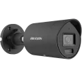 Hikvision Digital Technology 8MP AcuSense Strobe Light and Audible Warning Fixed 2.8mm Mini Bullet Network Camera, Black