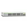 Allied Telesis 24 Port Fast Ethernet WebSmart Switch with 4 uplink ports (2 x 10/100/1000T and 2 x SFP-10/100/1000T Combo ports)