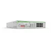 Allied Telesis 8 x 10/100/1000T unmanaged PoE+ switch with internal PSU - 1 Fixed AC power supply EU Power Cord - Configurable with DIP Switch