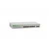Allied Telesis Gigabit webSmart switch 8x 10-100-1000-T PoE+ 2x SFP Ports and single fixed PSU EU Power Code
