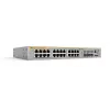 Allied Telesis 24-port 10/100/1000T ports and 2 x 100/1000X SFP ports L3 switch - 1 Fixed AC power supply - EU Power Cord