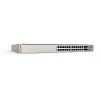 Allied Telesis L3 Stackable Switch - 24x 10/100/1000-TPoE+ - 4x SFP+ Ports and dual fixed PSU- EU Power Cord