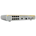 Allied Telesis L3 Gigabit Edge Switch 8x 10/100/1000-T2 x SFP+ Ports and single fixed PSU UK Power Cord