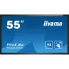 iiyama 4k UHD LCD 55inch 20 Points PCAP 500cd/m2 5000:1 3840x2160 AG RS232C 16GB eMMC 2GB RAM