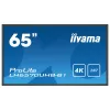 iiyama 65inch Super Slim 3840x2160 4K UHD VA panel 30mm depth 2xHDMI USB Media 700cd/m2 4000:1