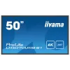 iiyama 50inch Super Slim 3840x2160 4K UHD VA panel 30mm depth 2xHDMI USB Media 700cd/m2 4000:1