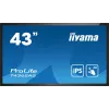 iiyama 4k UHD LCD 43inch 20 Points PCAP 500cd/m2 1200:1 3840x2160 AG RS232C 16GB eMMC 2GB RAM