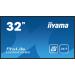 iiyama 32inch 1920x1080 FHD IPS panel 350cd/m2 1200:1 Static Contrast 8ms Landscape or Portrait mode