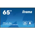iiyama 65inch 3840x2160 UHD VA panel 800cd/m2 1200:1 Static Contrast 8ms Landscape or Portrait mode