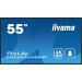 iiyama 55inch 3840x2160 UHD VA panel 800cd/m2 1200:1 Static Contrast 8ms Landscape or Portrait mode