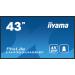 iiyama 43inch 3840x2160 UHD VA panel 800cd/m2 1200:1 Static Contrast 8ms Landscape or Portrait mode