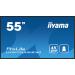 iiyama 55inch 3840x2160 UHD IPS panel Haze 25perc 500cd/m Landscape and Portrait Signal FailOver Speakers 2x 10W