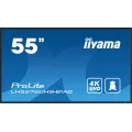 iiyama 55inch 3840x2160 UHD IPS panel Haze 25perc 500cd/m Landscape and Portrait Signal FailOver Speakers 2x 10W