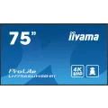 iiyama 75inch 3840x2160 UHD VA panel 800cd/m2 1200:1 Static Contrast 8ms Landscape or Portrait mode