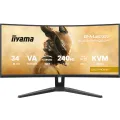 iiyama 34iWIDE LCD G-Master Gold Phoenix 3440 x 1440 UWQHD Curved VA panel LED Bl. FreeSync Premium (DisplayPort) VRR / ALLM USB-Hub (2xOut v3.2 + 1xUSB-C(10 Watt)) He