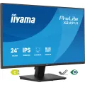 iiyama 24iWIDE LCD 1920 x 1080 120 Hz IPS panel LED Bl. Adaptive Sync 350 cd/m1500:1 Static Contrast 80.000.000:1 ACR DisplayPort HDMI 1ms(MPRT) (23.8iVIS)