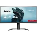 iiyama 34iWIDE LCD G-Mater Red Eagle 3440 x 1440 UWQHD Curved VA panel LED Bl.FreeSync Premium (DisplayPort) USB-Hub (2xOut v3.2 + 2xUSB- C(7.5 Watt)) Height Adjust.(1