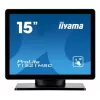 iiyama 15i LCD PCAP Bezel Free Front-10P Touch-1024x768-Speakers-VGA-315cd/m-700:1-8ms-USB Interface-ExternalPower Adapter-VESA 100-Multitouch only with supported OS