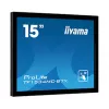 iiyama 15inch LCD PCAP Bezel Free 10-Points Touch Screen 1024x768 TN panel LED Bl. Flat Bezelfree Glass Front