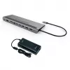 I-tec USB C 4K MetalLowProfile DS 1xHDMI 1xVGA 1xDP 1xSD+1x microSD Cardreader 1xGLAN 2xUSB 3.0 1xUSB 2.0 1xUSB-C PD PwrAdapter 112W