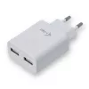 I-tec Power Charger for USB Device Dual power adaptor 2.4A. White USB also for Apple iPad 1/2/3/4 iPad mini and iPhone