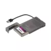 I-tec USB 3.0 Advance MySafe Easy Enclosure 6.4cm 2.5inch External Enclosure for SATA HDD itegrated cable black