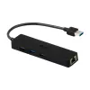 I-tec USB 3.0 Slim HUB 3 Port with Gigabit Ethernet Adapter ideal for Notebook Ultrabook Tablet PC support Win und Mac OS