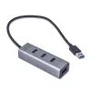I-tec USB 3.0 Metal HUB 4 port without power adapter ideal for Notebook Ultrabook Tablet PC supports Win und Mac OS