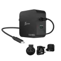 j5create 102W GaN PD USB-C 2-Port Charger Changeable AC Plugs