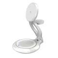 j5create Qi2 3-in-1 Magnetic Foldable Wireless Charging Station