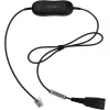 Jabra Smart Cord QD to RJ9 straight 0 8 meters with 8-position switch configurator for STD Variants Headset makes the headset follow the legislation (new software)