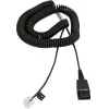 Jabra Cord with QD to special-Plug RJ45 coiled 0 5 - 2 Meter for Siemens Open Stage