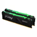 Kingston Technology 32GB DDR4-3600MHz CL18 DIMM (Kit of 2) FURY Beast RGB