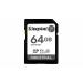 Kingston Technology 64GB SDXC Industrial -40C to 85C C10 UHS-I U3 V30 A1 pSLC