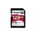 Kingston Technology 128GB Canvas React Plus SDXC UHS-II 300R/260W U3 V90 for Full HD/4K/8K