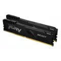 Kingston Technology 32GB DDR4-2666MHz CL16 DIMM (Kit of 2) 1Gx8 FURY Beast Black