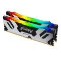 Kingston Technology 48GB 8000MT/s DDR5 CL38 DIMM Kit of 2 FURY Renegade RGB Silver