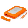 LaCie Rugged 500GB SSD Thunderbolt & USB3.0 2.5inch with Thunderbolt cable Shock dust and water resistant