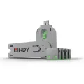 Lindy USB Locks 4xGREEN+Key 4 locks+1 key colour code BLUE